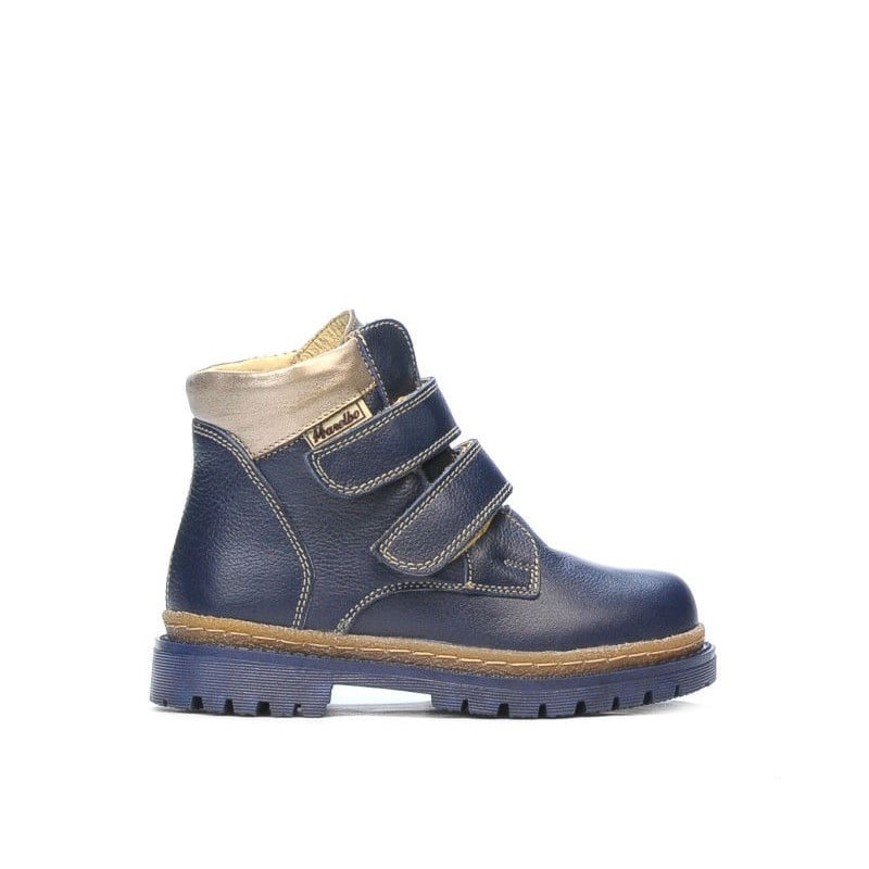 Kleinkinderstiefel 37c indigo+kupfer