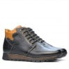Herrenstiefel 495 schwarz+braun