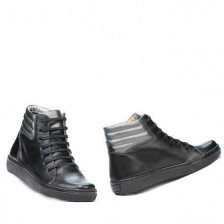 Damenstiefel 3310 schwarz kombiniert