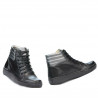 Damenstiefel 3310 schwarz kombiniert