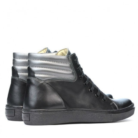 Damenstiefel 3310 schwarz kombiniert