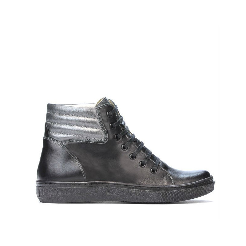 Damenstiefel 3310 schwarz kombiniert