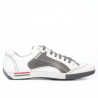 Jugendsportschuhe 307 Krepp weiß+grau