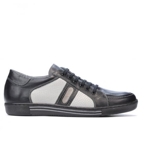 Jugendsportschuhe 310 schwarz+grau