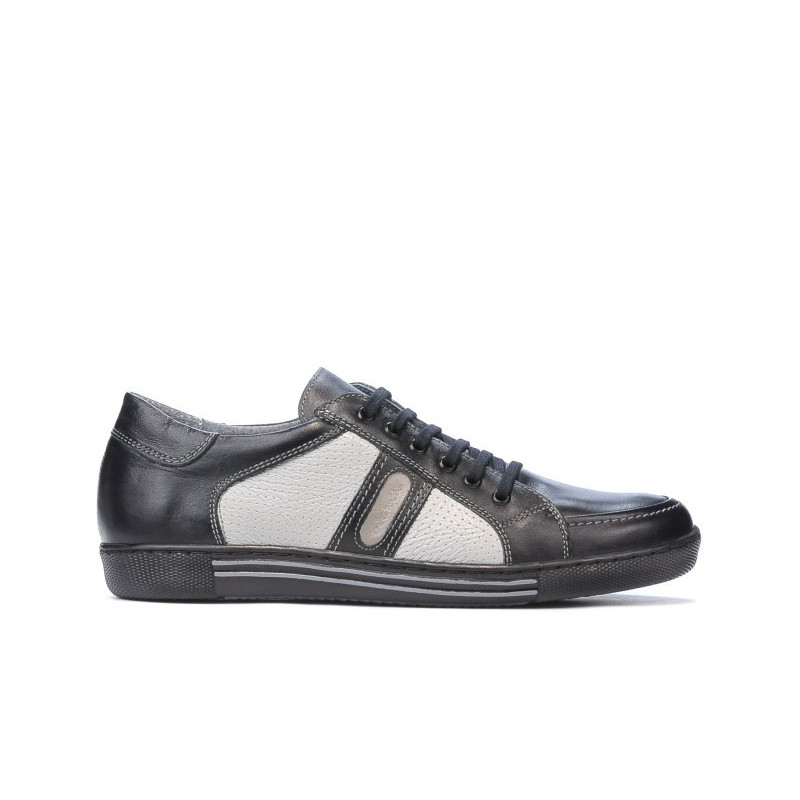 Jugendsportschuhe 310 schwarz+grau