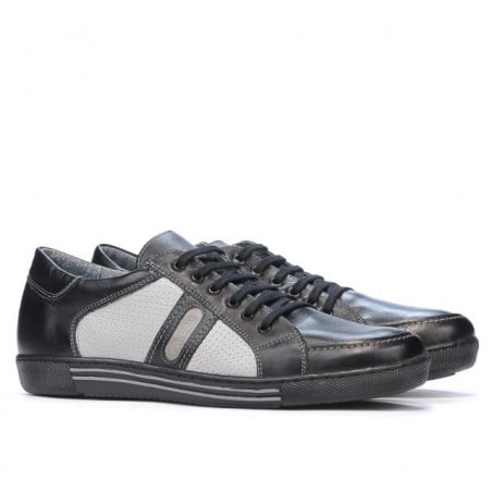 Jugendsportschuhe 310 schwarz+grau