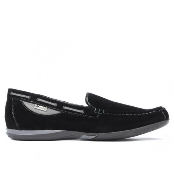Herren Mokassins 719 schwarzer Wildleder Herren Mokassins 719 schwarzer Wildleder