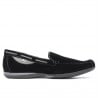 Herren Mokassins 719 schwarzer Wildleder