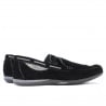 Herren Mokassins 719 schwarzer Wildleder