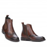 Herrenschuhe 493 a Kaffee