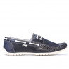 Herrenschuhe 778 Indigo+Weiß
