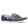 Herrenschuhe 778 Indigo+Weiß