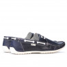 Herrenschuhe 778 Indigo+Weiß