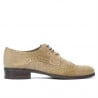 Freizeitschuhe Herren 783 Sand Velours