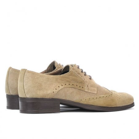 Freizeitschuhe Herren 783 Sand Velours