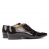 Elegante Herrenschuhe 792 Lack Bordeaux