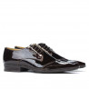 Elegante Herrenschuhe 792 Lack Bordeaux