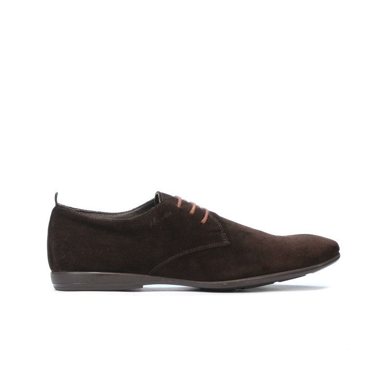 Herren Freizeitschuhe 794 Kaffee Velours