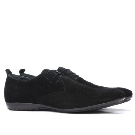 Herren Freizeitschuhe 794 schwarz Velours