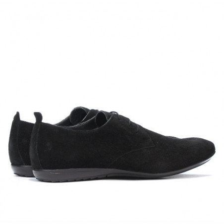 Herren Freizeitschuhe 794 schwarz Velours