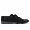 Elegante Herrenschuhe 796m schwarzes Velours