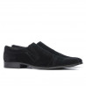 Elegante Herrenschuhe 796m schwarzes Velours