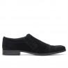 Elegante Herrenschuhe 796m schwarzes Velours