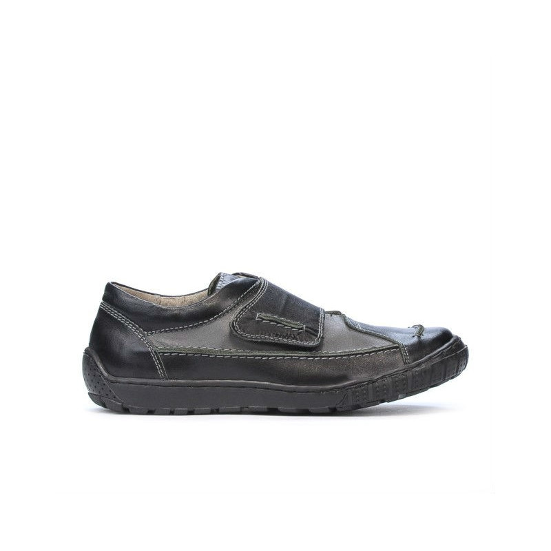 Kinderschuhe 107 schwarz+grau