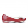 Kinderschuhe 129 rot+weiß