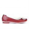 Kinderschuhe 129 rot+weiß