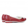 Kinderschuhe 129 rot+weiß