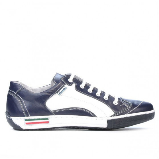 Jugendsportschuhe 307 indigo+weiß Jugendsportschuhe 307 indigo+weiß