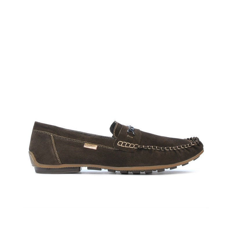 Herrenschuhe 737 Kaffee Veloursleder
