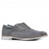 Herrenschuhe casual 739 anthrazit Velour