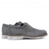 Herrenschuhe casual 739 anthrazit Velour