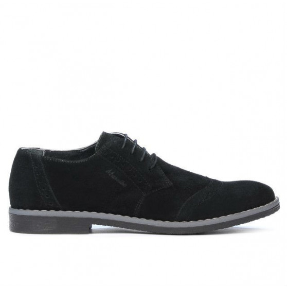 Freizeitschuhe / elegante Herrenschuhe 746 schwarz Velours Freizeitschuhe / elegante Herrenschuhe 746 schwarz Velours