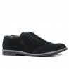 Freizeitschuhe / elegante Herrenschuhe 746 schwarz Velours
