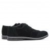 Freizeitschuhe / elegante Herrenschuhe 746 schwarz Velours