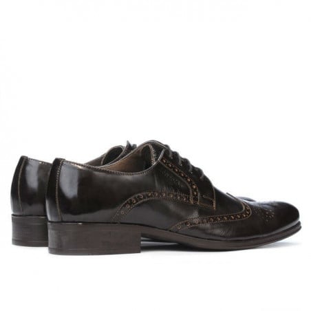Freizeitschuhe Herren 783 Lack Kaffee