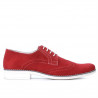 Herren Freizeitschuhe 783 rot Velours