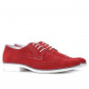 Herren Freizeitschuhe 783 rot Velours