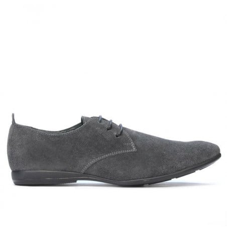 Herren Freizeitschuhe 794 Anthrazit Velours
