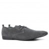Herren Freizeitschuhe 794 Anthrazit Velours