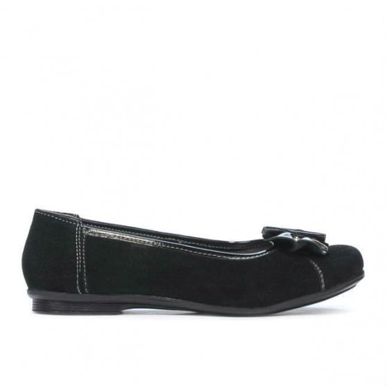 Kinderschuhe 129 schwarz Velours Kinderschuhe 129 schwarz Velours