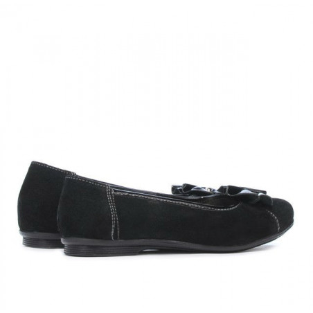 Kinderschuhe 129 schwarz Velours