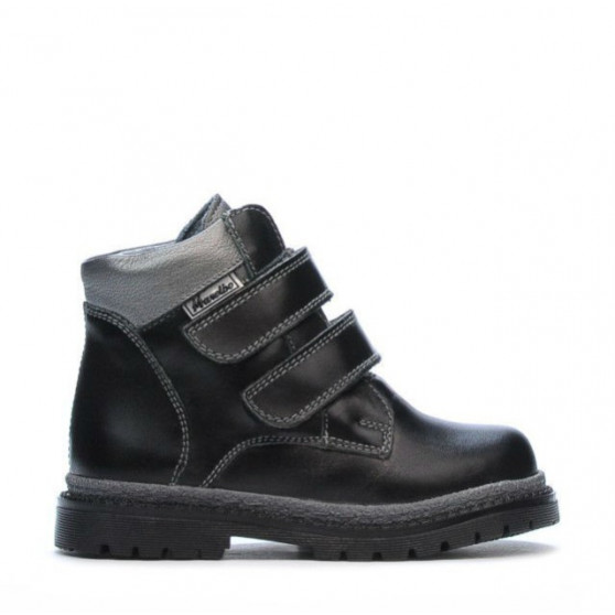Kleine Kinderschuhe 37c schwarz+silber