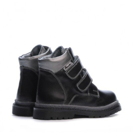 Kleine Kinderschuhe 37c schwarz+silber