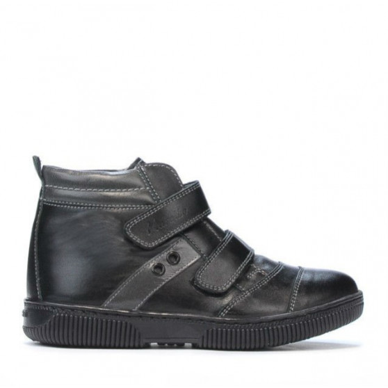 Kinderschuhe 3207-1 schwarz+grau Kinderschuhe 3207-1 schwarz+grau