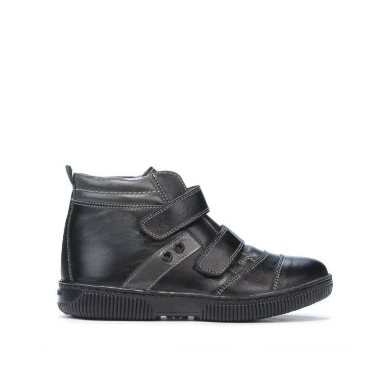 Kinderschuhe 3207-1 schwarz+grau