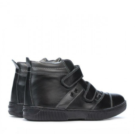 Kinderschuhe 3207-1 schwarz+grau